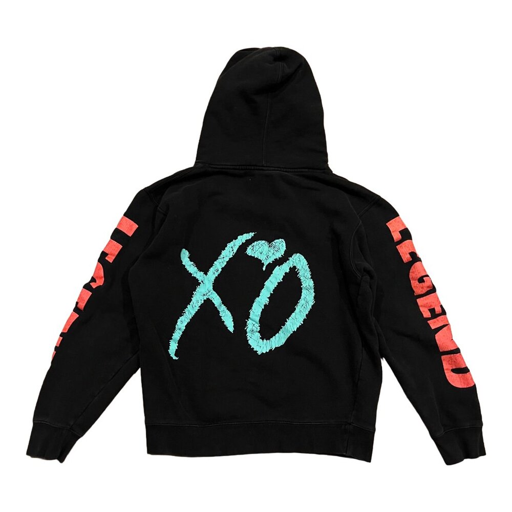 The Weeknd XO Starboy Legend Of The Fall Tour Hoodie Logo Small Black Concert